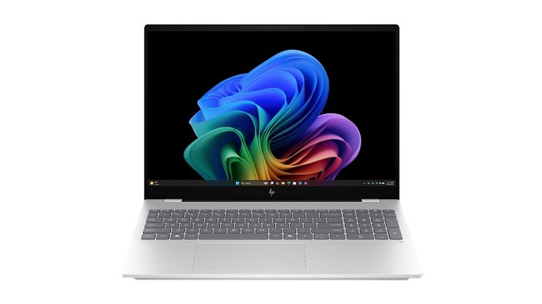 HP OmniBook 7 laptop displayed open against a white background.